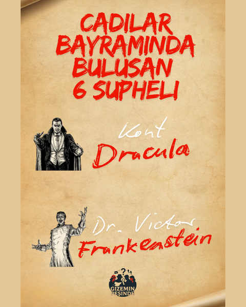 Frankenstein Dijital Dedektif Oyunu, Cadılar Bayramı Hediyesi, Cadılar Bayramı Dedektif Oyunu
