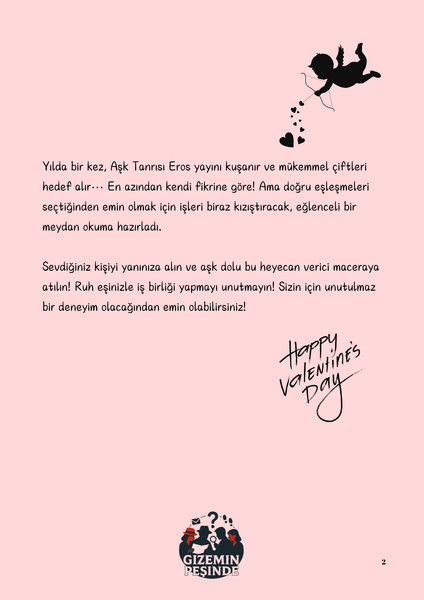 Sevgililer Günü Dijital Dedektif Oyunu, Sevgililer Günü Hediyesi, Zor Seviye Dedektiflik Oyunu, Sevgili için hediye