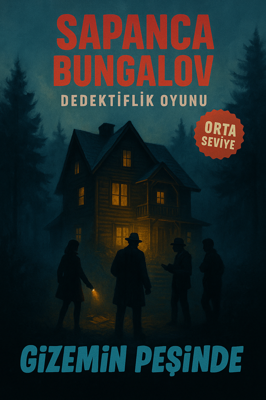 Sapanca Bungalov Dijital Dedektif Oyunu, Orta Seviye Dedektiflik Oyunu, Suçluyu bulma