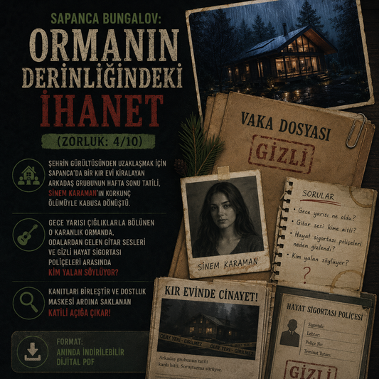 Sapanca Bungalov Dijital Dedektif Oyunu