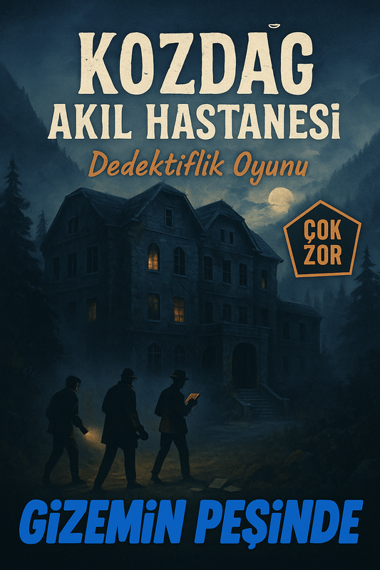 Kozdağ Akıl Hastanesi Dijital Dedektif Oyunu | Zor Seviye Dedektiflik Oyunu, Suçluyu Bulma Oyunu