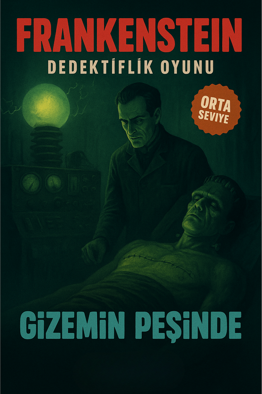 Frankenstein Dijital Dedektif Oyunu, Cadılar Bayramı Hediyesi, Cadılar Bayramı Dedektif Oyunu