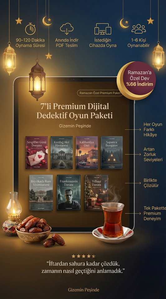 Premium Paket - 7 Farklı Dedektif Oyunu Tek Pakette!