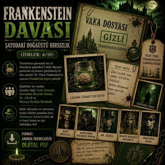 Frankenstein Dijital Dedektif Oyunu