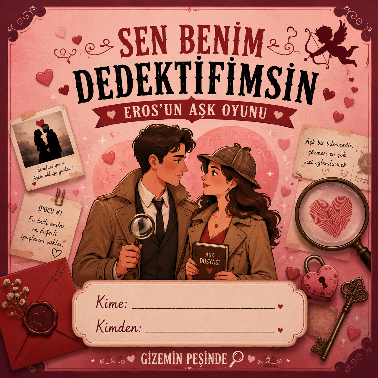 Sevgililer Günü Dijital Dedektif Oyunu