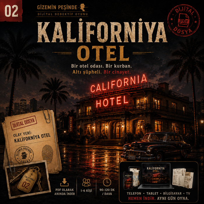 Kaliforniya Otel afişi
