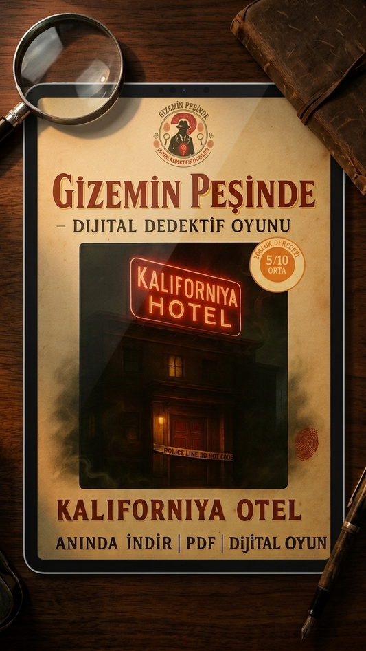 Kaliforniya Otel Dijital Dedektif Oyunu